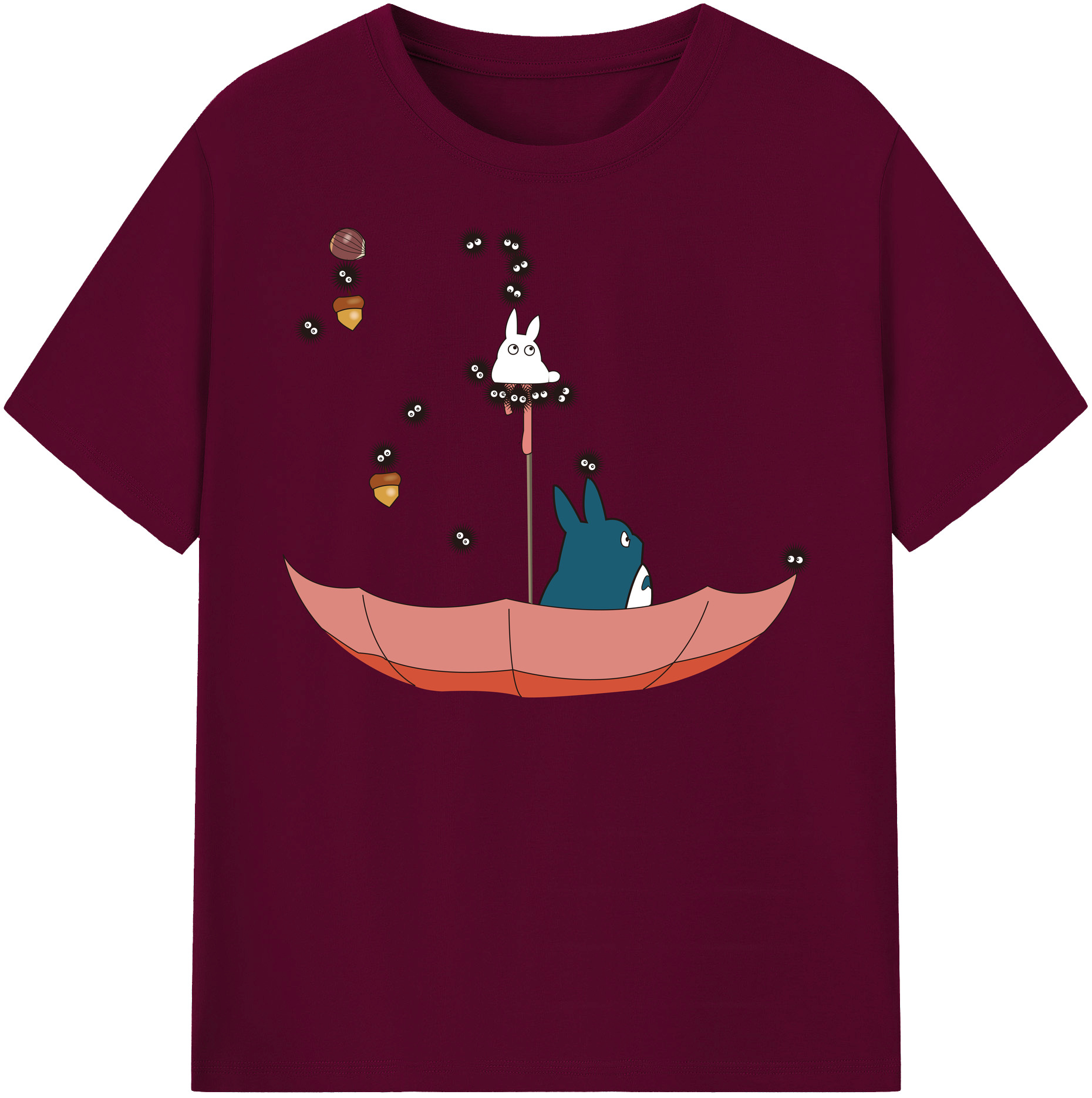 （画像用） となりのトトロ 草壁メイ 草壁サツキ My Neighbor Totoro Satsuki Kusakabe Mei Kusakabe レディースカジュアルプリントTシャツ（綿100％）